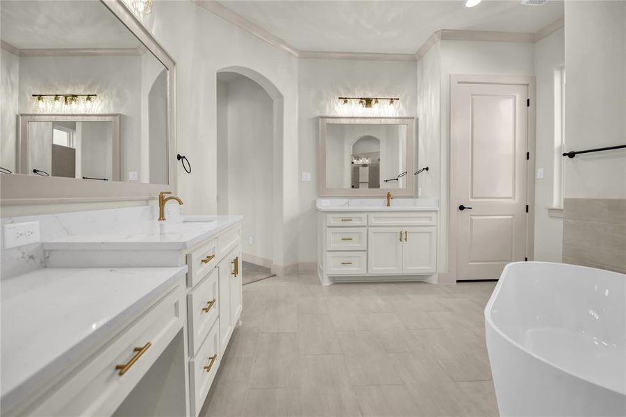 Furnished interior view inside a new home in , Decatur (Image 15).