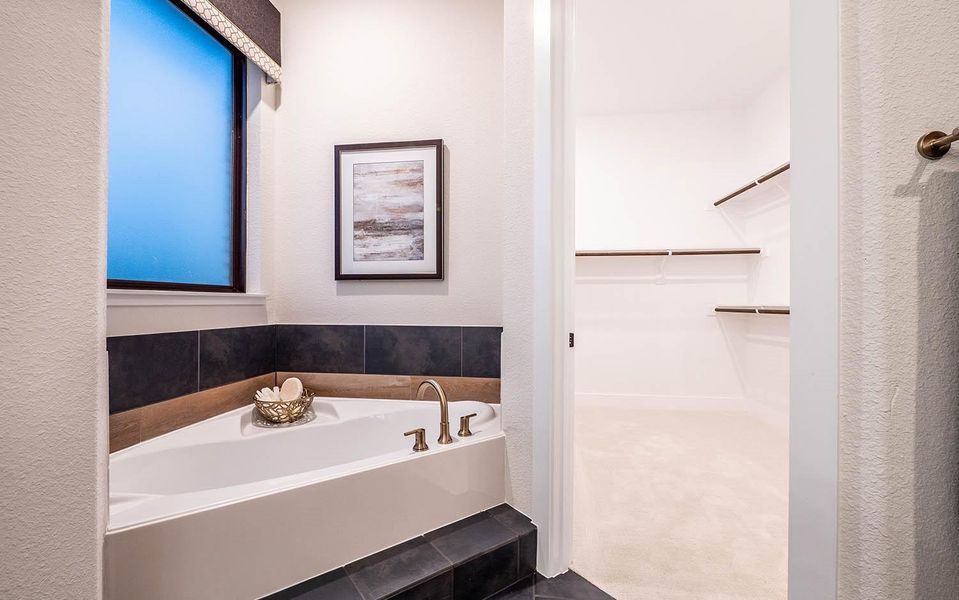 Furnished interior view inside a new home in Marvida, Cypress (Image 26).