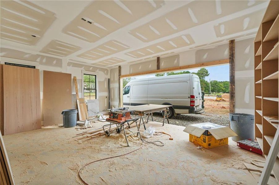 In-progress construction of a new home in , Suwanee, GA (Image 38).