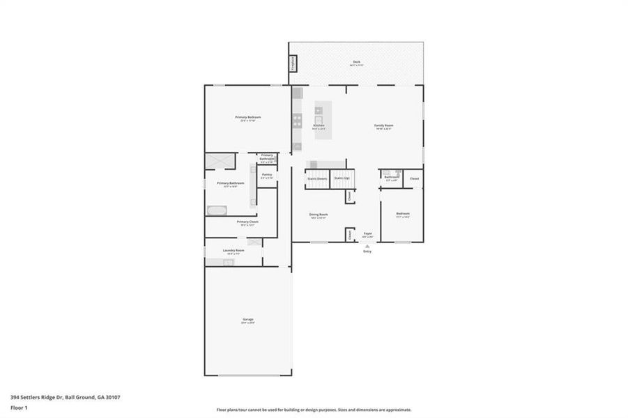 2D floor plan layout of this home in , Ball Ground, GA (Image 38).
