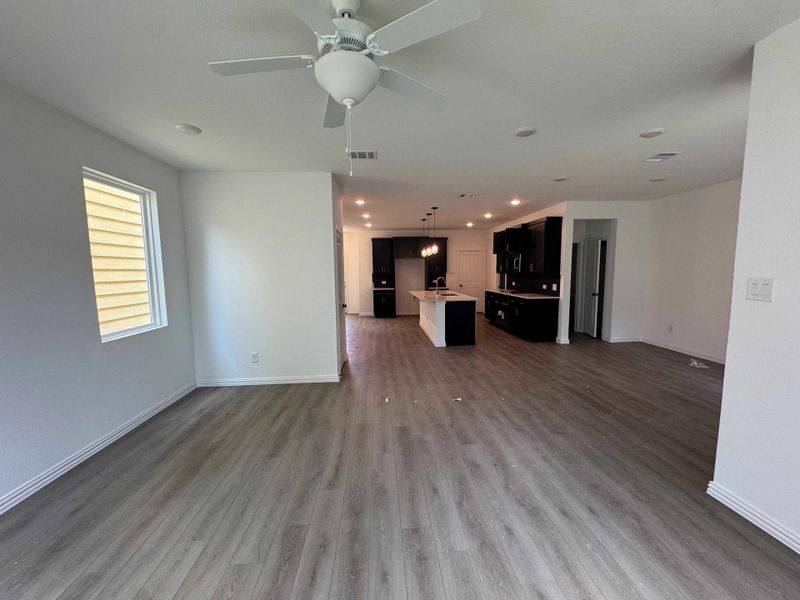 Open Kitchen-Living-Dining Room Construction Progress