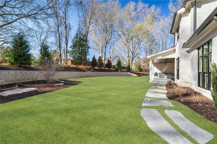 Exterior details and patio area of a home in , Alpharetta (Image 31).