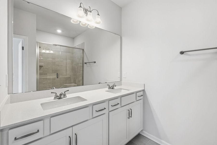 Furnished interior view inside a new home in Lakeview Village, Charlotte (Image 9).
