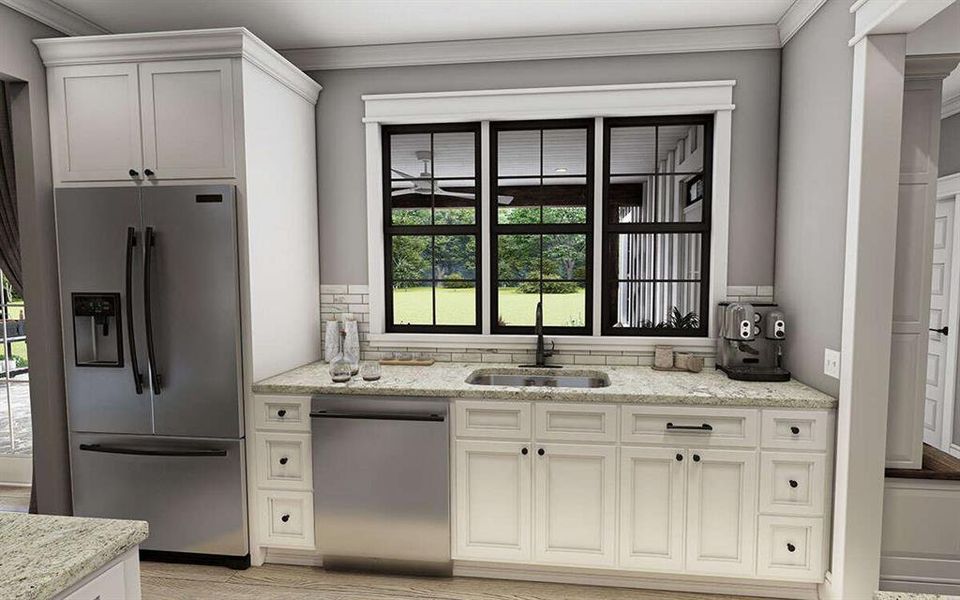 Furnished interior view inside a new home in , Boyd (Image 5).