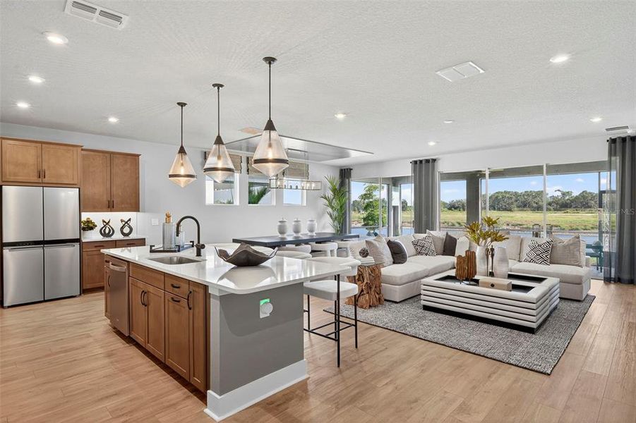 Furnished interior view inside a new home in Crosswind Ranch, Parrish (Image 12).
