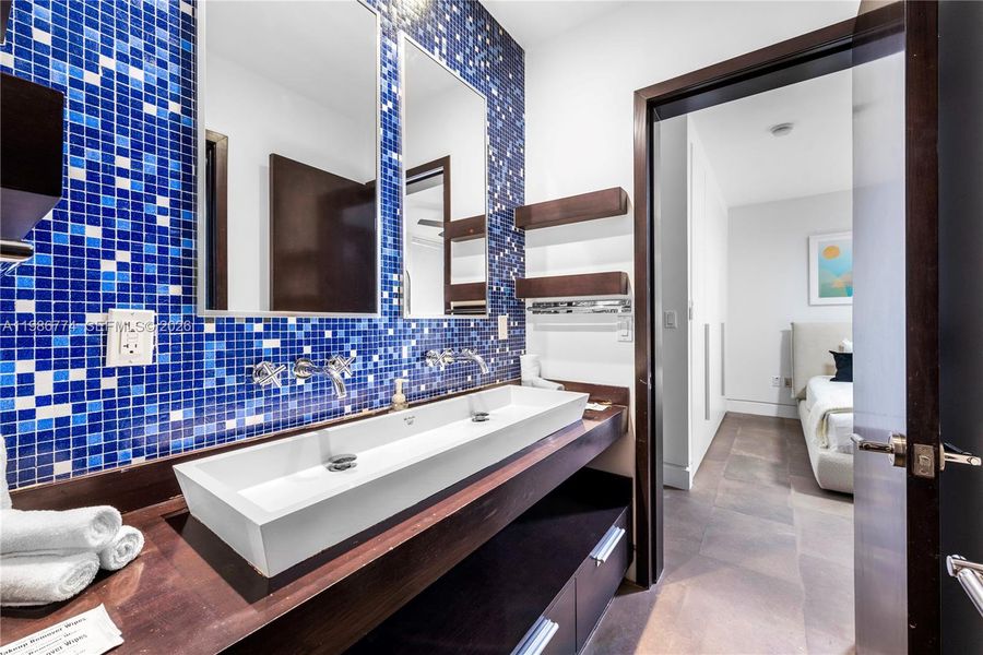 Furnished interior view inside a new home in , Miami (Image 27).