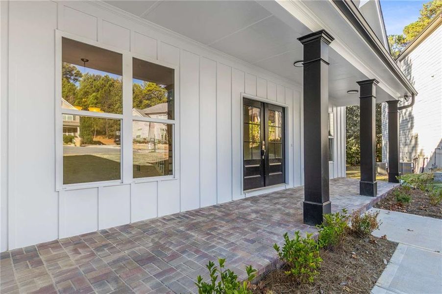 Exterior details and patio area of a home in , Gainesville (Image 31).