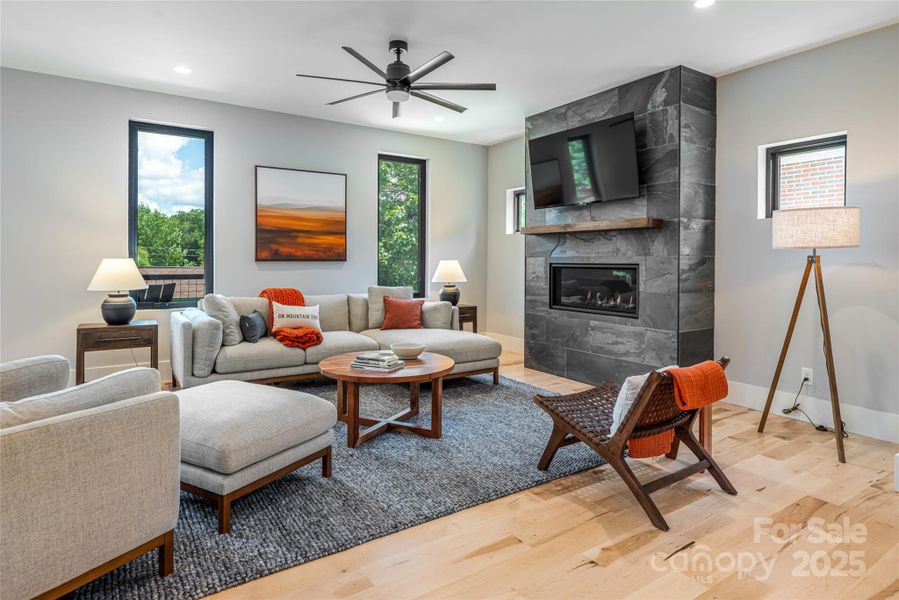 Furnished interior view inside a new home in , Asheville (Image 25).