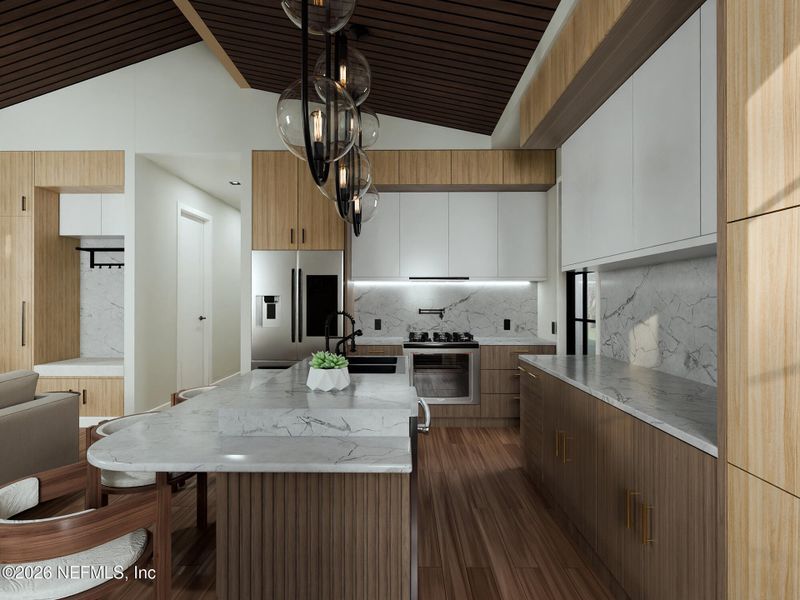 Furnished interior view inside a new home in , Jacksonville (Image 6).