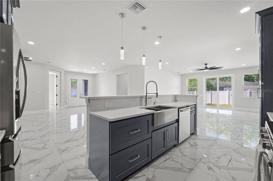 Furnished interior view inside a new home in , Tampa (Image 8).