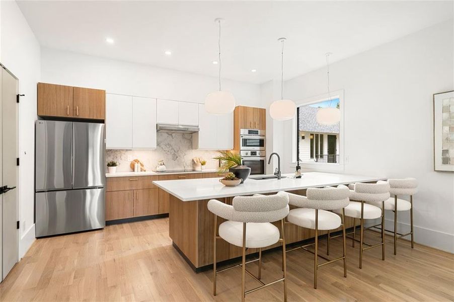 Furnished interior view inside a new home in , Atlanta (Image 48).