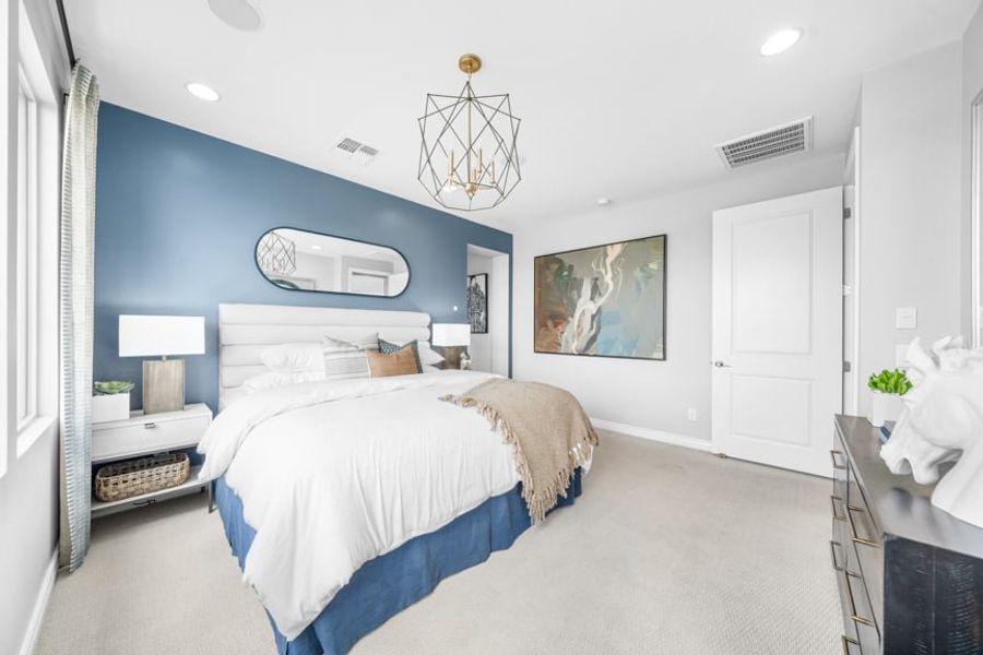 Furnished interior view inside a new home in Meridian, San Tan Valley (Image 25).
