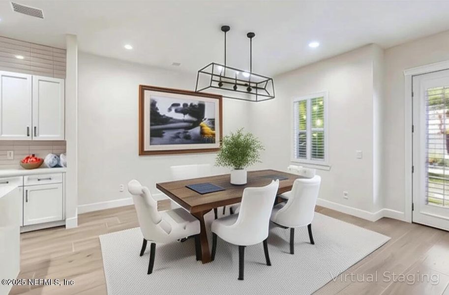 Furnished interior view inside a new home in , Jacksonville (Image 10). Furnished interior view inside a new home in , Jacksonville (Image 10).