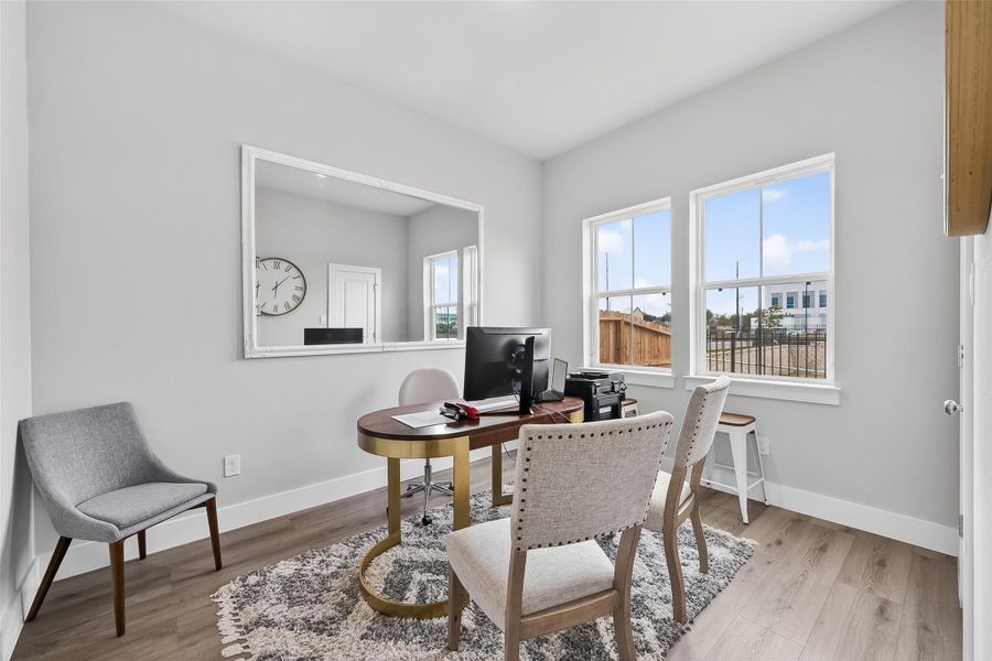 Furnished interior view inside a new home in Metro Village, Houston (Image 35).