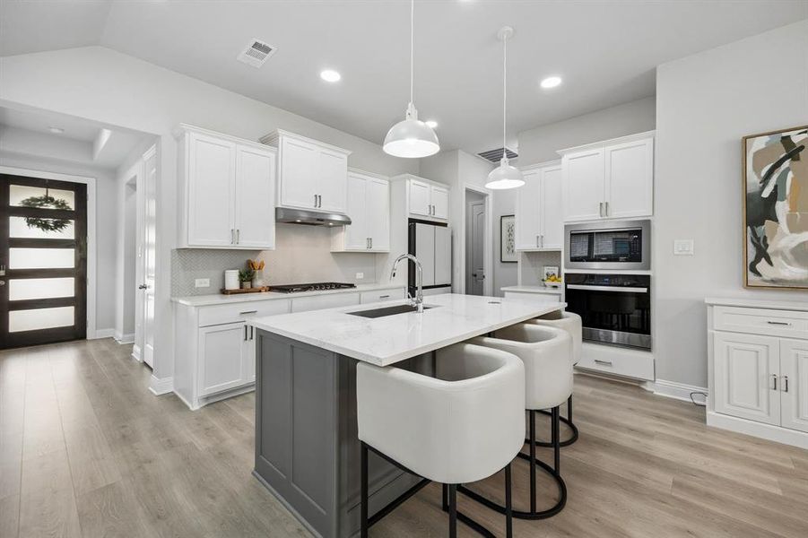 Furnished interior view inside a new home in Cambridge Crossing, Celina (Image 13).