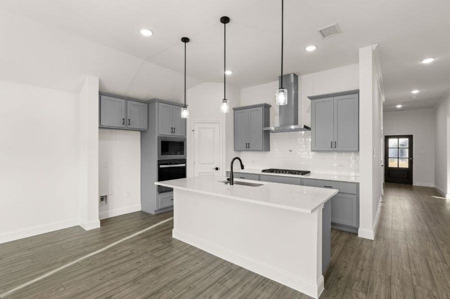 Representative furnished interior of a home built from the San Jacinto by UnionMain Homes in Legacy Hills, Celina (Image 9).