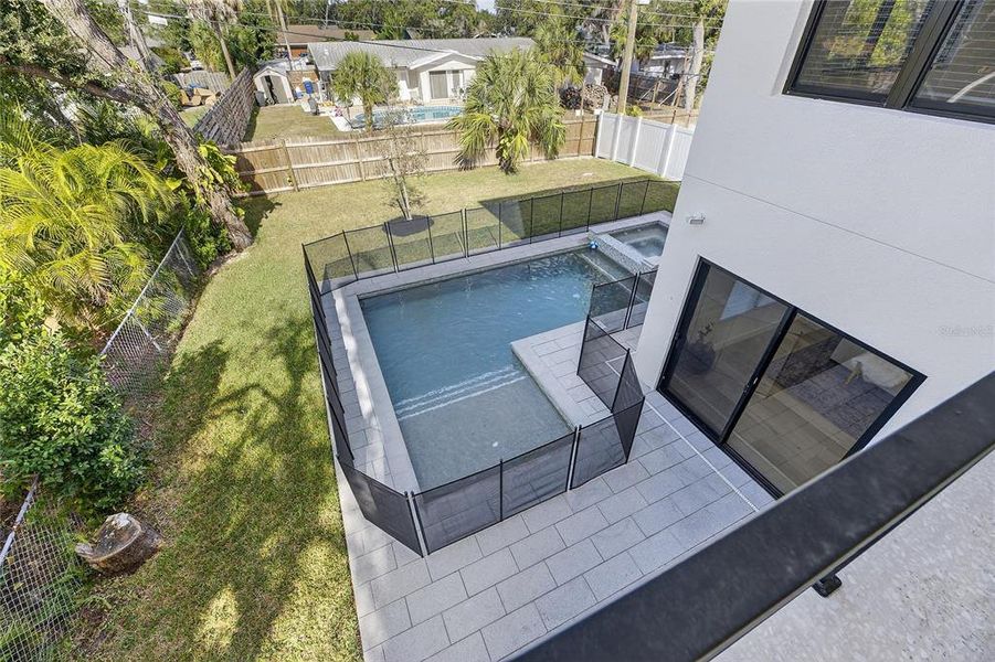 Exterior details and patio area of a home in , Sarasota (Image 29).