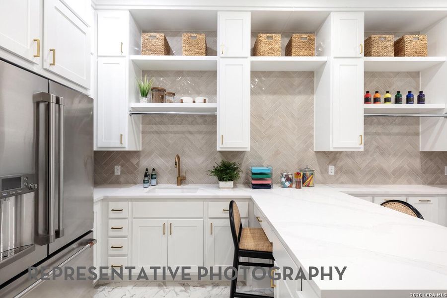 Furnished interior view inside a new home in Mayfair, New Braunfels (Image 29). Furnished interior view inside a new home in Mayfair, New Braunfels (Image 29).