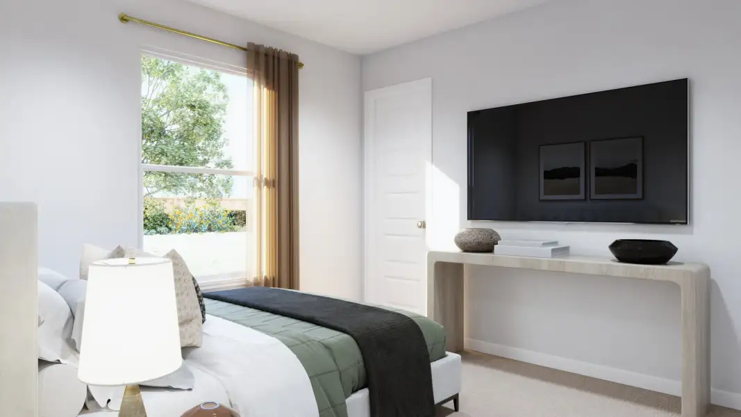 Representative furnished interior of a home built from the The Marigold by Legend Homes in Mackenzie Creek, Conroe (Image 11).