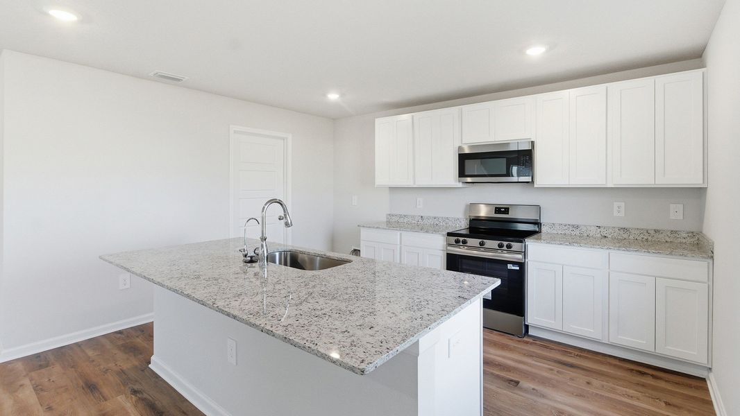 Furnished interior view inside a new home in Wesley Park, Crawfordville (Image 4).