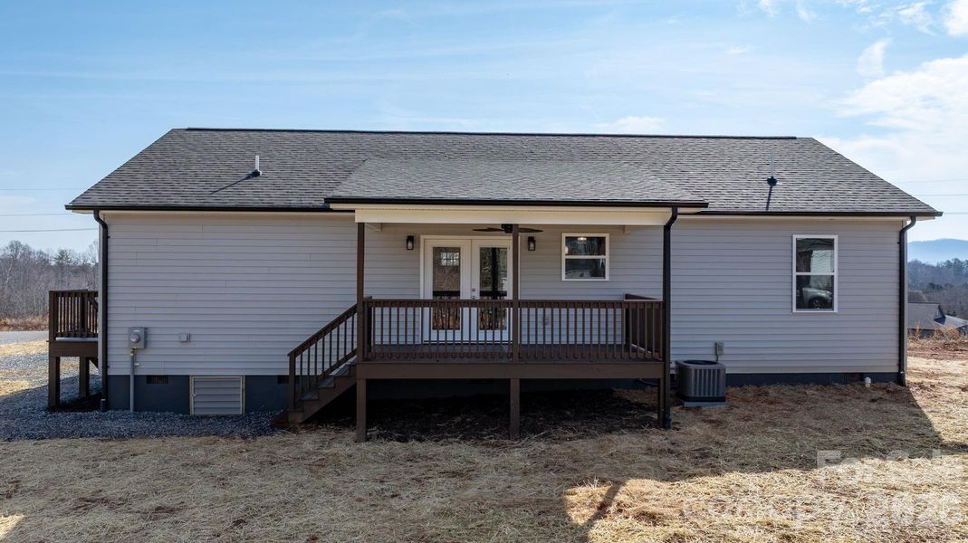 Exterior details and patio area of a home in , Morganton (Image 19).