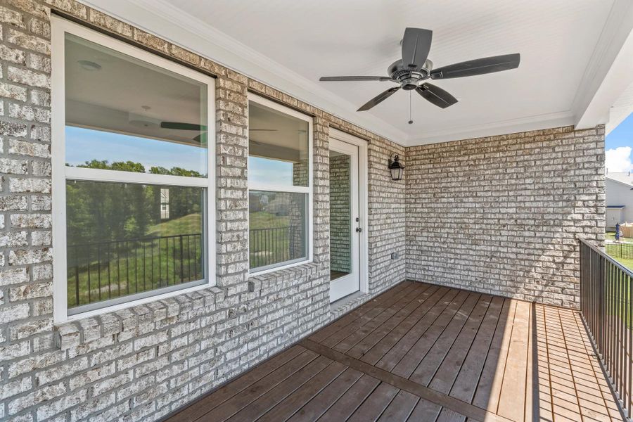 The Brookston D Covered 2nd Story Porch The Brookston D Covered 2nd Story Porch