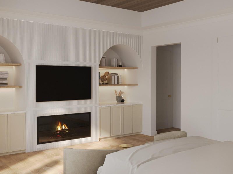 Furnished interior view inside a new home in , Mount Pleasant (Image 9).