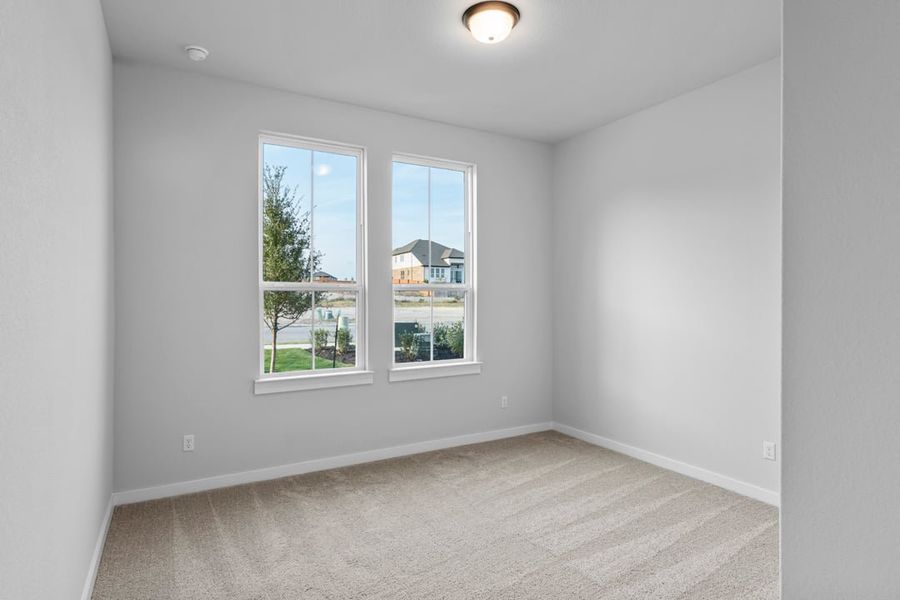 Spacious, unfurnished interior of a new home in Park Collection at Lariat, Liberty Hill (Image 35). Spacious, unfurnished interior of a new home in Park Collection at Lariat, Liberty Hill (Image 35).