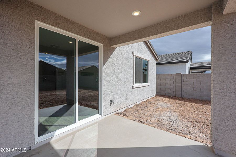 Covered patio