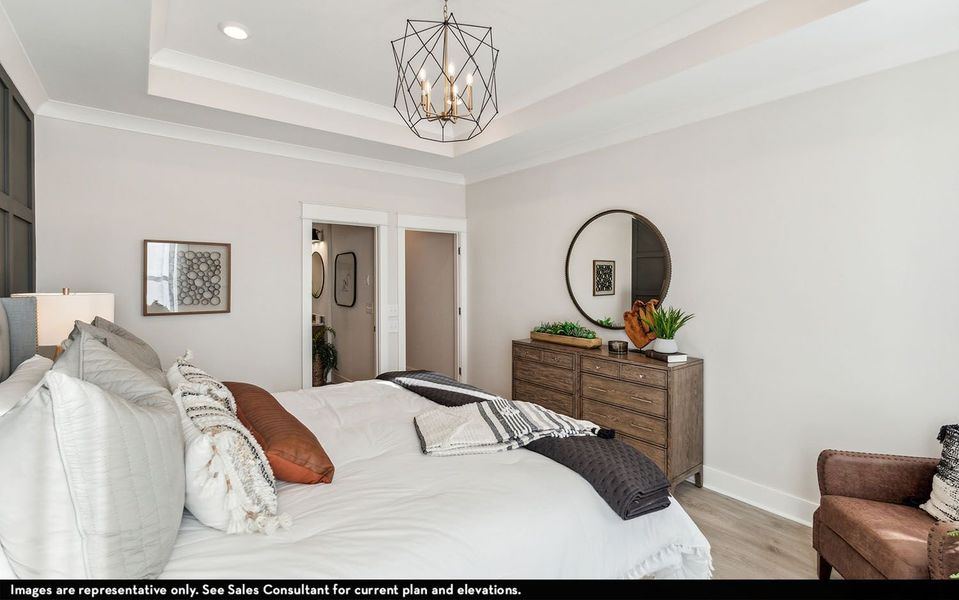 Furnished interior view inside a new home in McCain's Station, Gallatin (Image 12).
