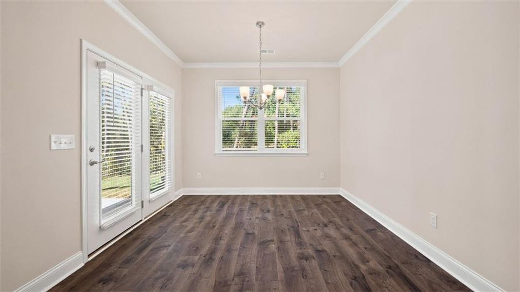 Spacious, unfurnished interior of a new home in Oak Ridge Meadows - Active Adult, Locust Grove (Image 30).