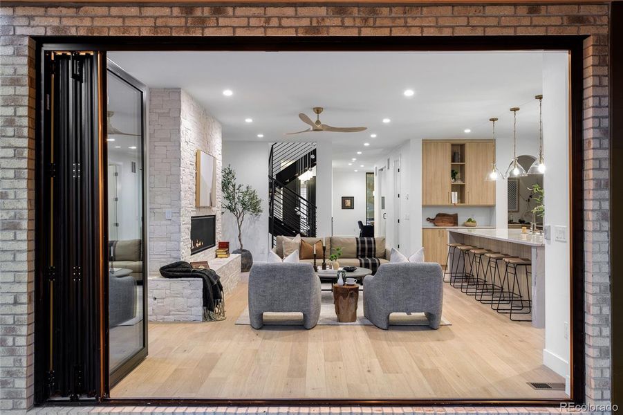 Furnished interior view inside a new home in , Denver (Image 42).