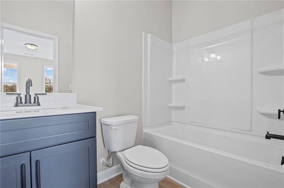 Furnished interior view inside a new home in The Village at River Green, Canton (Image 12).