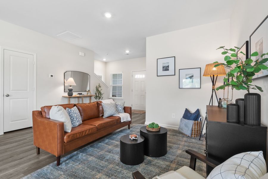 Representative furnished interior of a home built from the Palmetto II by McGuinn Homes in Clarke Townes, Anderson (Image 17).