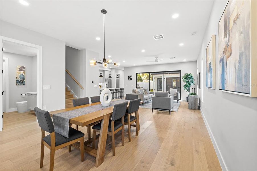 Furnished interior view inside a new home in , Orlando (Image 9). Furnished interior view inside a new home in , Orlando (Image 9).