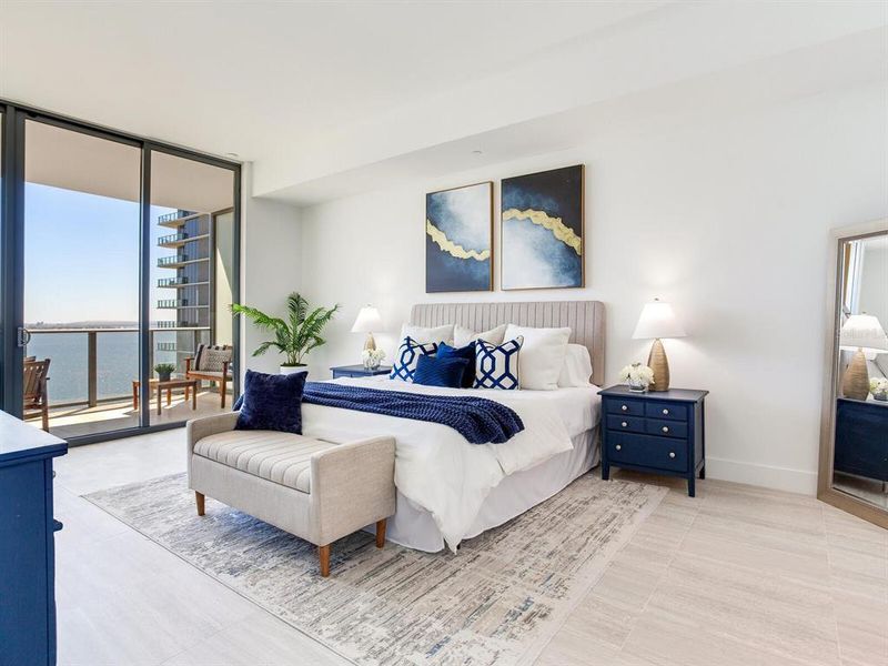 Furnished interior view inside a new home in , Tampa (Image 13).