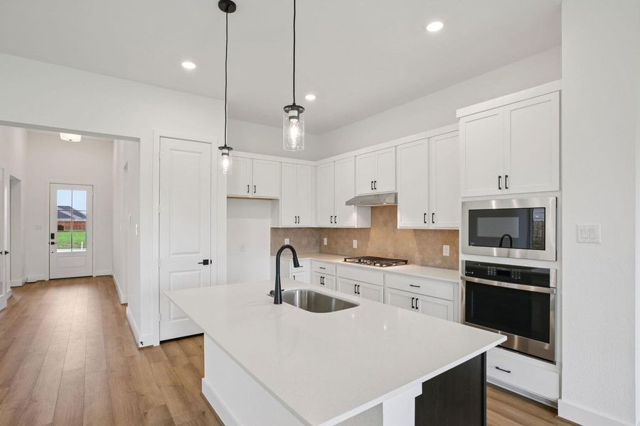 Furnished interior view inside a new home in Winfrey Estates, Tomball (Image 9).
