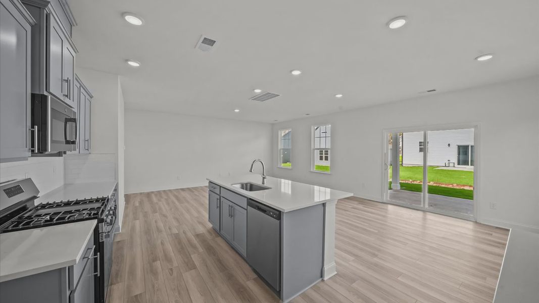 Furnished interior view inside a new home in Essex Village, Franklinton (Image 13).