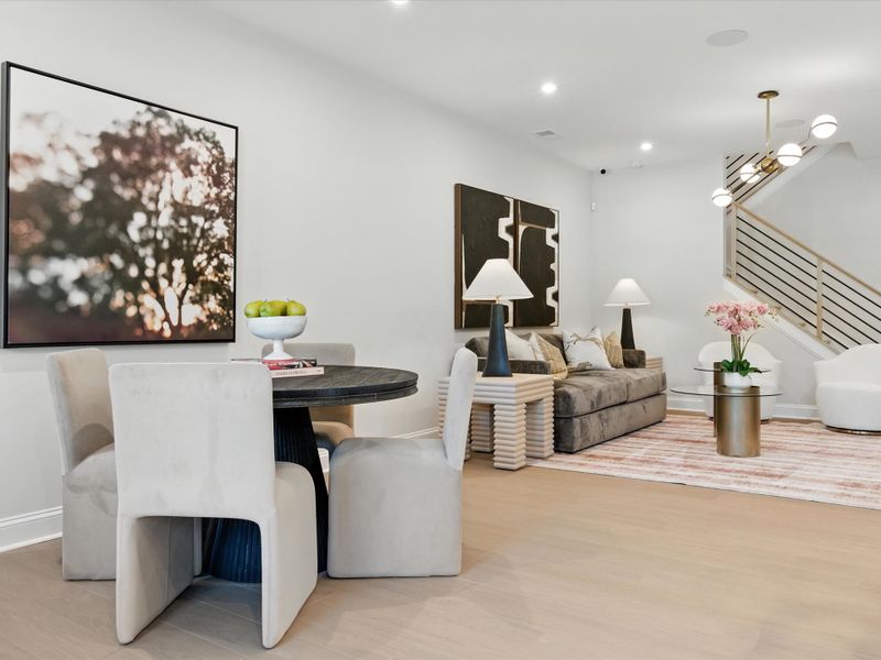 Representative furnished interior of a home built from the Clarion by Tri Pointe Homes in Southbridge, Fort Mill (Image 9).