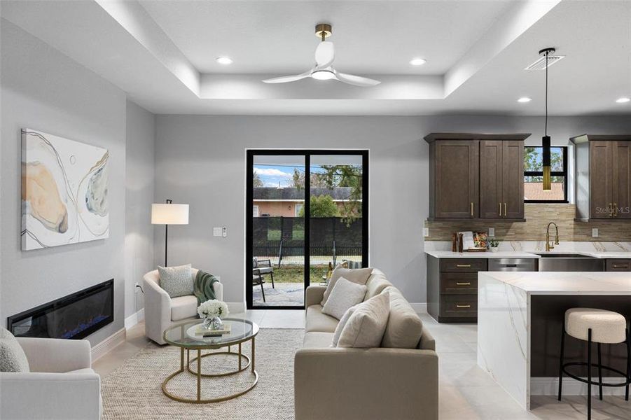 Furnished interior view inside a new home in , North Port (Image 13).