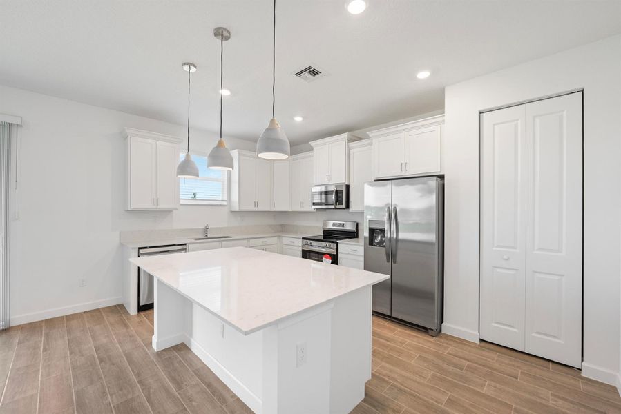 Furnished interior view inside a new home in , Fort Pierce (Image 8).