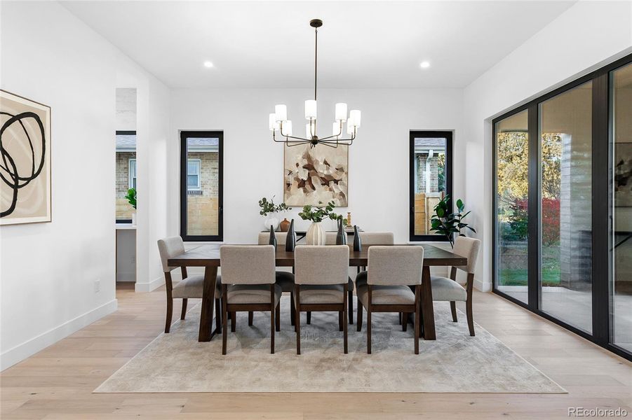 Furnished interior view inside a new home in , Denver (Image 31).