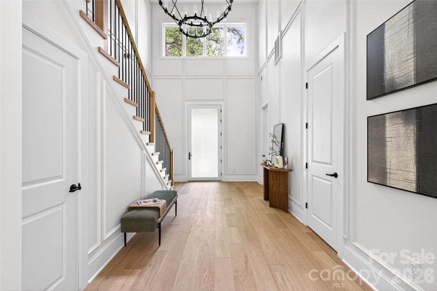 Furnished interior view inside a new home in , Charlotte (Image 8).