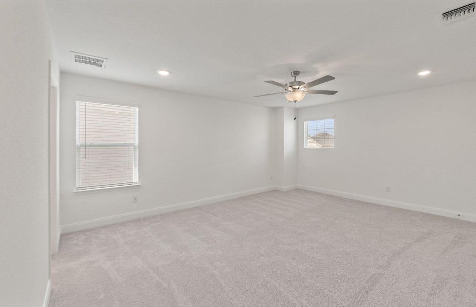 Spacious, unfurnished interior of a new home in Patterson Ranch, Georgetown (Image 26). Spacious, unfurnished interior of a new home in Patterson Ranch, Georgetown (Image 26).