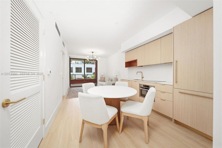 Furnished interior view inside a new home in , Miami (Image 14).