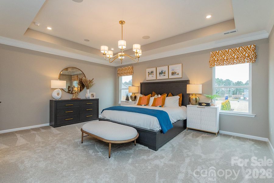 Furnished interior view inside a new home in Pine Bluff, Midland (Image 28).