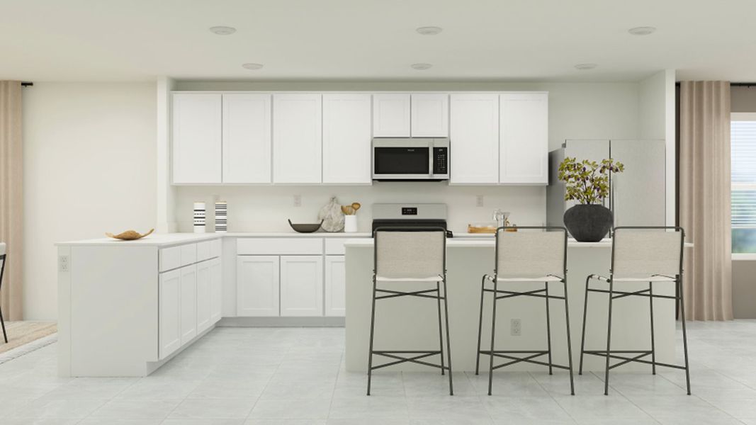 Representative furnished interior of a home built from the Solana Plan 3078 by Lennar in Ventana Ranch: Crest, Buckeye (Image 28). Representative furnished interior of a home built from the Solana Plan 3078 by Lennar in Ventana Ranch: Crest, Buckeye (Image 28).