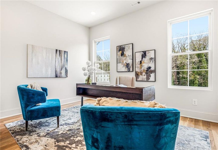Furnished interior view inside a new home in , Atlanta (Image 16).