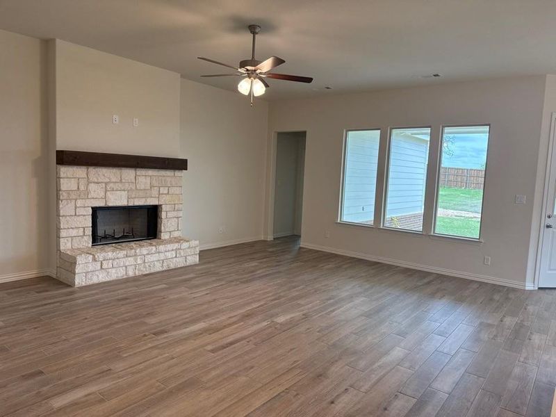 Spacious, unfurnished interior of a new home in Covenant Springs, Springtown (Image 9). Spacious, unfurnished interior of a new home in Covenant Springs, Springtown (Image 9).