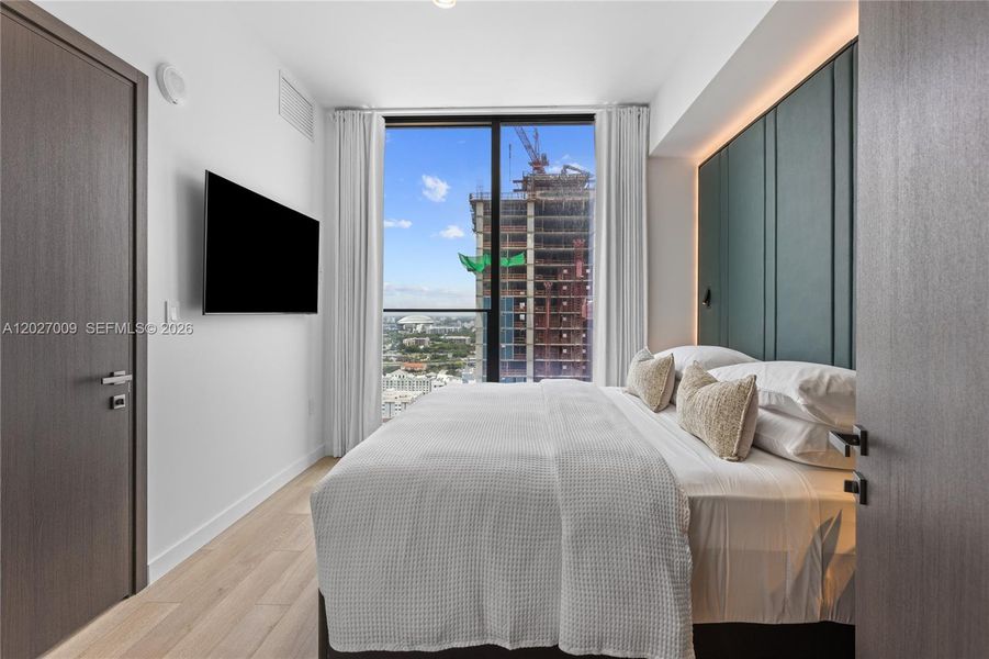 Furnished interior view inside a new home in , Miami (Image 41).